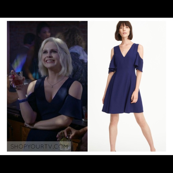 Club Monaco Pernille Cold Shoulder Dress US4 - Picture 4 of 6